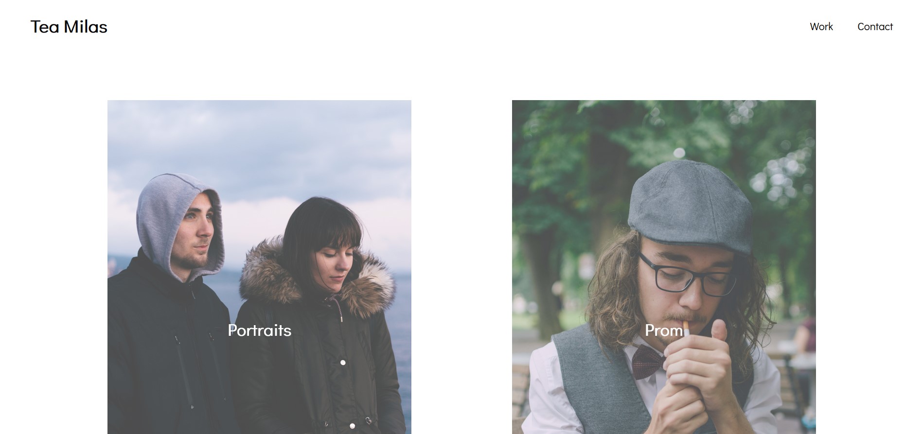 photography portfolio thumbnail